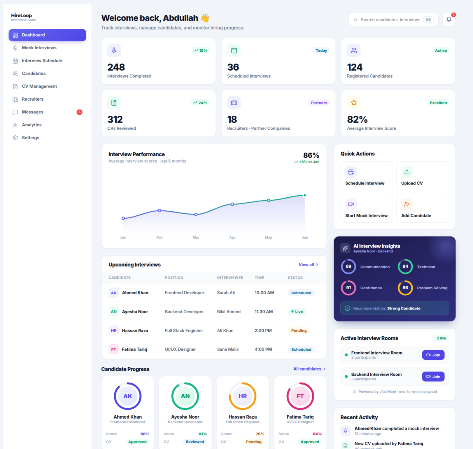 Mock Interview System preview